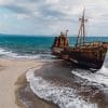 dimitrios shipwreck in greece along the tour