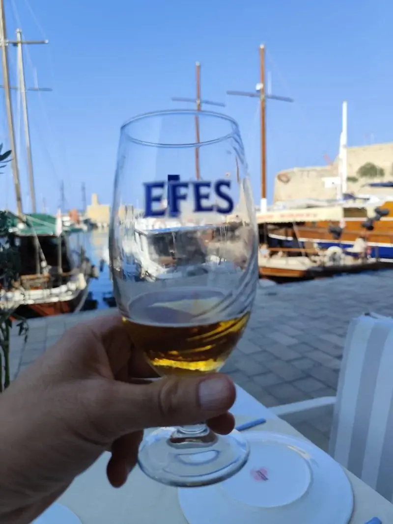 Beer cafe at Kyrenia North Cyprus